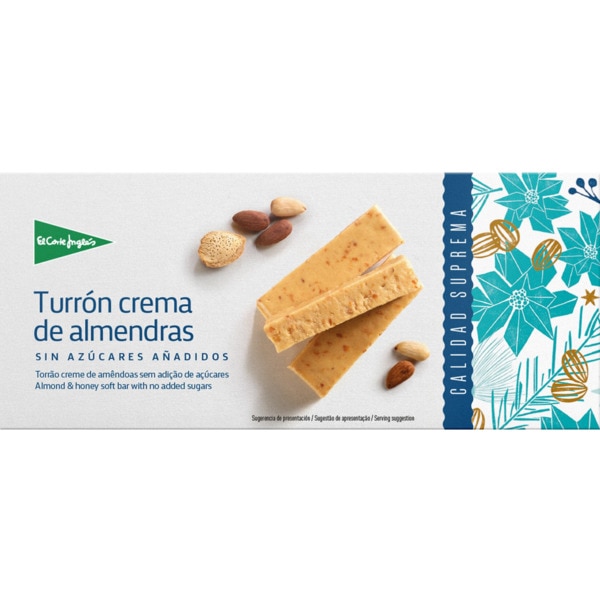 Torrão Creme de Amêndoas sem Açúcares Adicionados sem Glúten 200