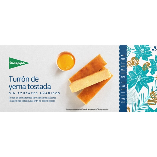 Torrão de Gema Tostada sem Açúcares Adicionados sem Glúten 200