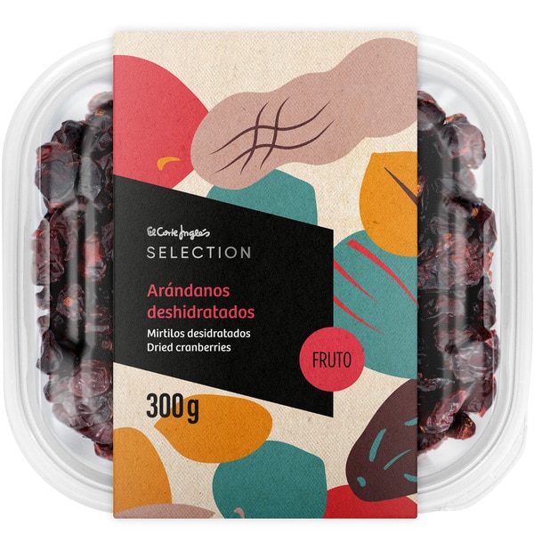 EL CORTE INGLES arándanos deshidratados tarrina 300 g