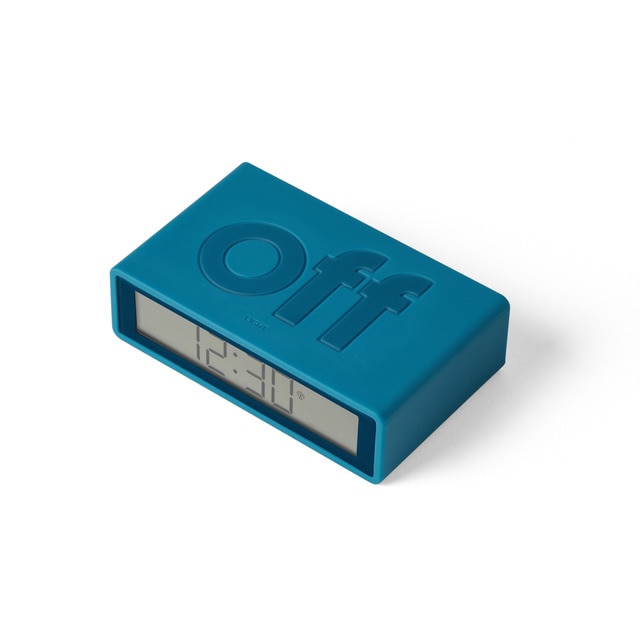 Despertador Flip Lexon Azul