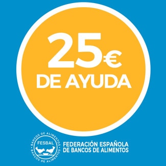 Donate 25 euros to the Spanish Food Bank Federation