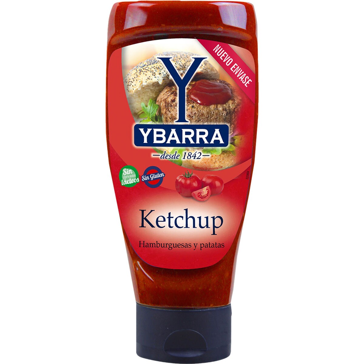 Comprar Ketchup sin gluten y sin lactosa bote 560 g · YBARRA · Supermercado Hipercor