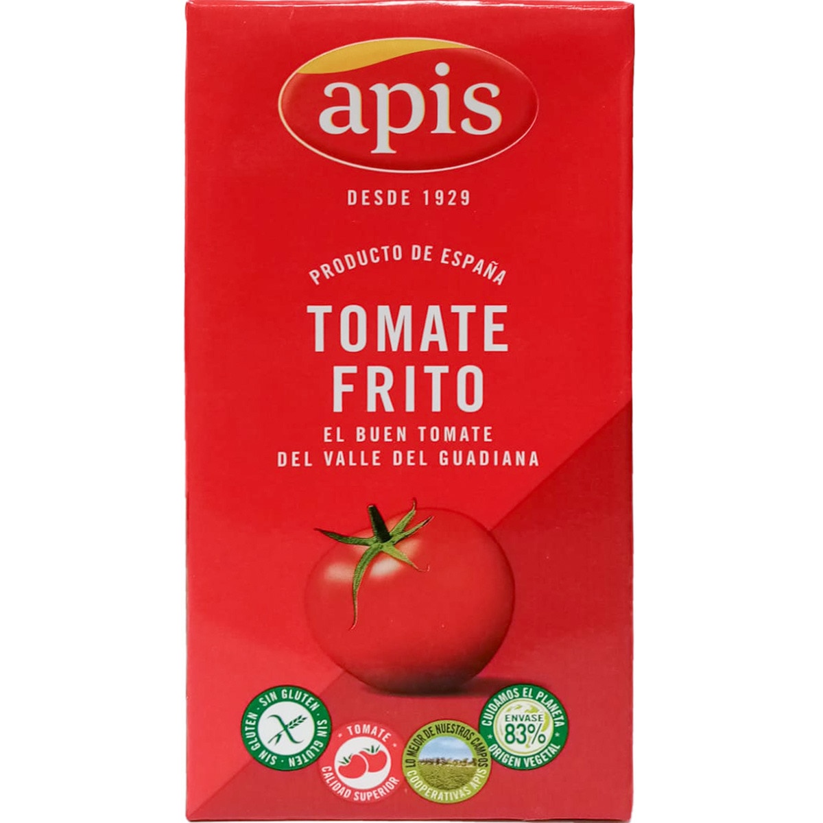 Fried tomato sauce, glutenfree container 400 g · APIS · Supermercado