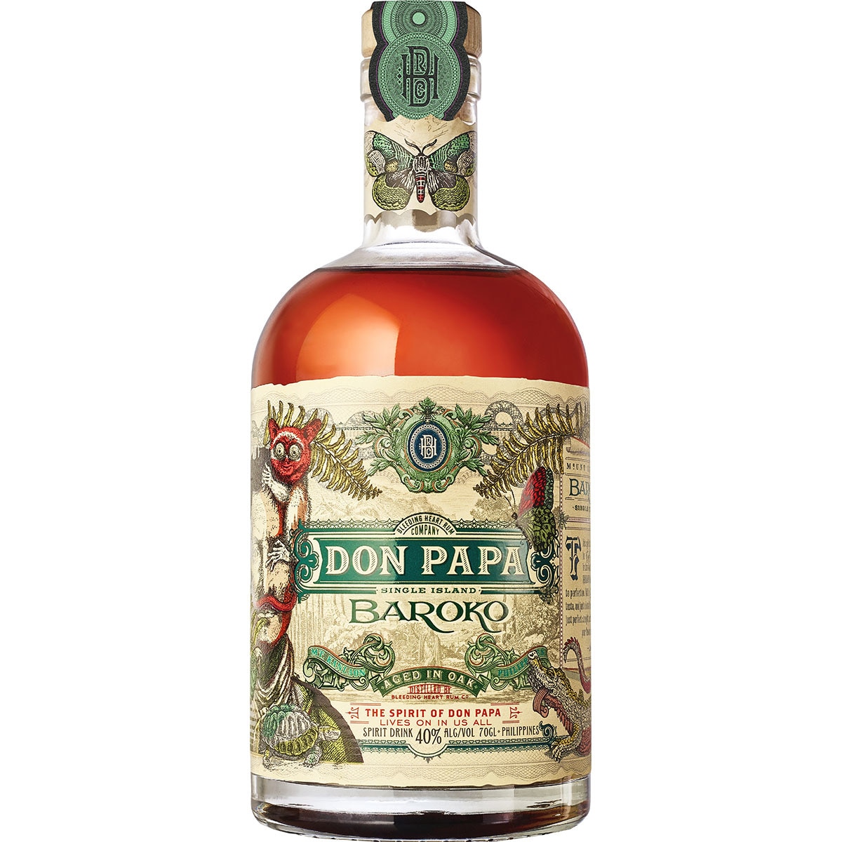 Buy Baroko rum from the Philippines bottle 70 cl · DON PAPA