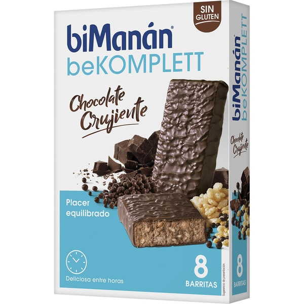 BeKomplett crispy chocolate bars box 8 units