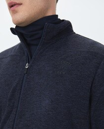 navy blue athletic jacket