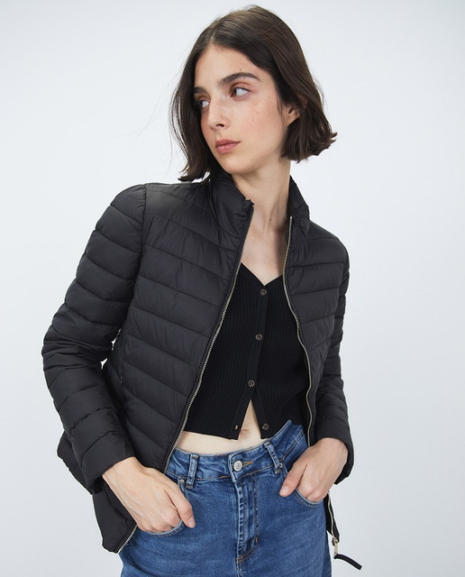 quilted short jacket womens