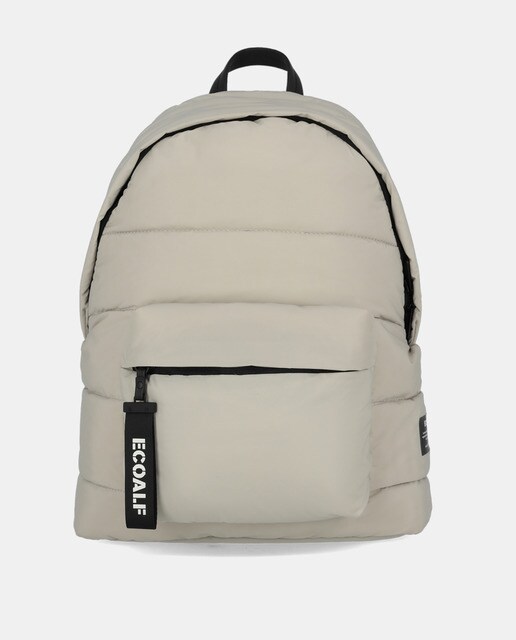 Mochila de mujer Ecoalf Michalf acolchada en blanco