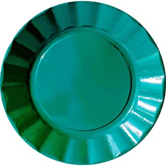 GABBIANO Dekorierter Teller Grün 29 cm Paket 6 Einheiten