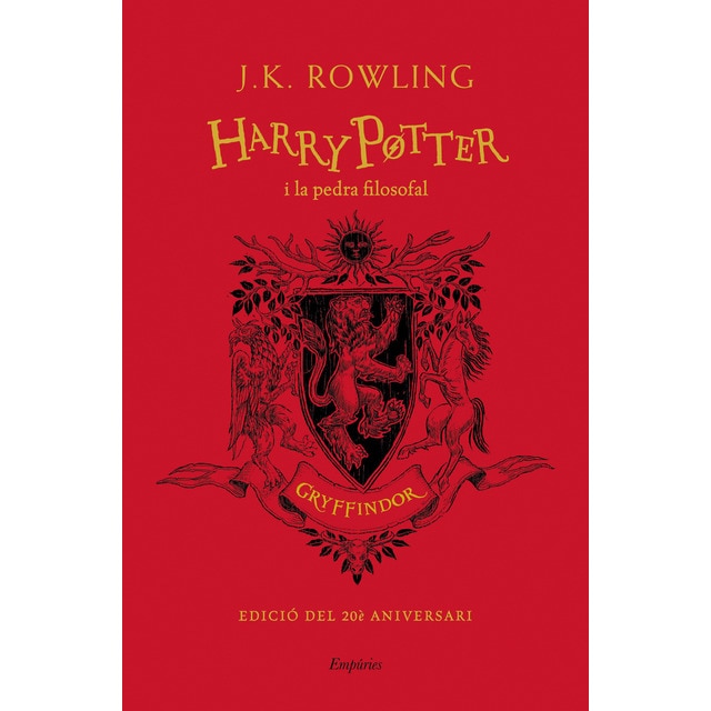 Harry Potter i la pedra filosofal (Gryffindor) TD: Edició del 20è Aniversari (Tapa dura)