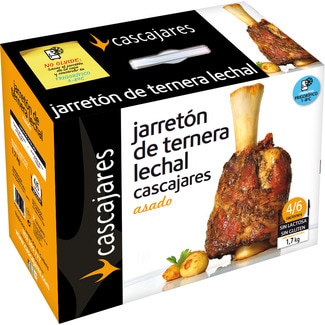 CASCAJARES Gebratenes Bäckchen vom Kalb glutenfrei laktosefrei 4-6 Portionen Behälter 1,7 kg