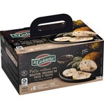 Brathähnchen mit Füllung aus Steinpilzen, Enten-Mousse und Trüffeln Behälter 1,3 kg mit Bratensauce 6 Portionen