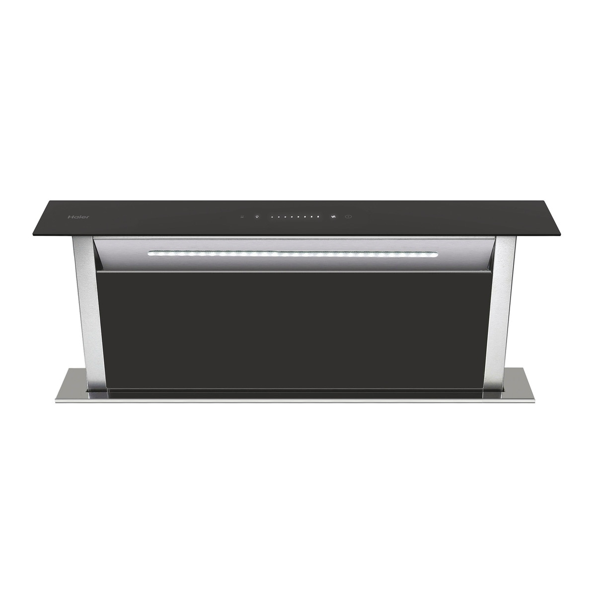 Haier – Campana de encimera Haier 4 velocidades y filtros de carbono – HADD9SS6B.