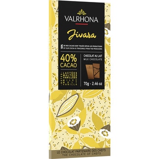 VALRHONA Jivara milk chocolate 40% cocoa tablet 70 g