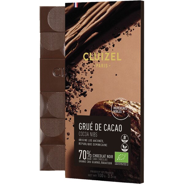 Dark chocolate with 70 cocoa Grué tablet 100 g · MICHEL CLUIZEL