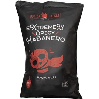 DOCTOR SALSAS patatas fritas con pimiento habanero bolsa 120 g