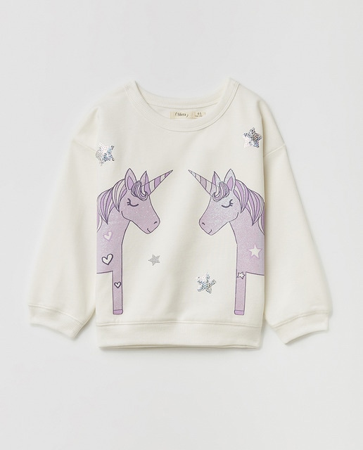 girls unicorn sweatshirt