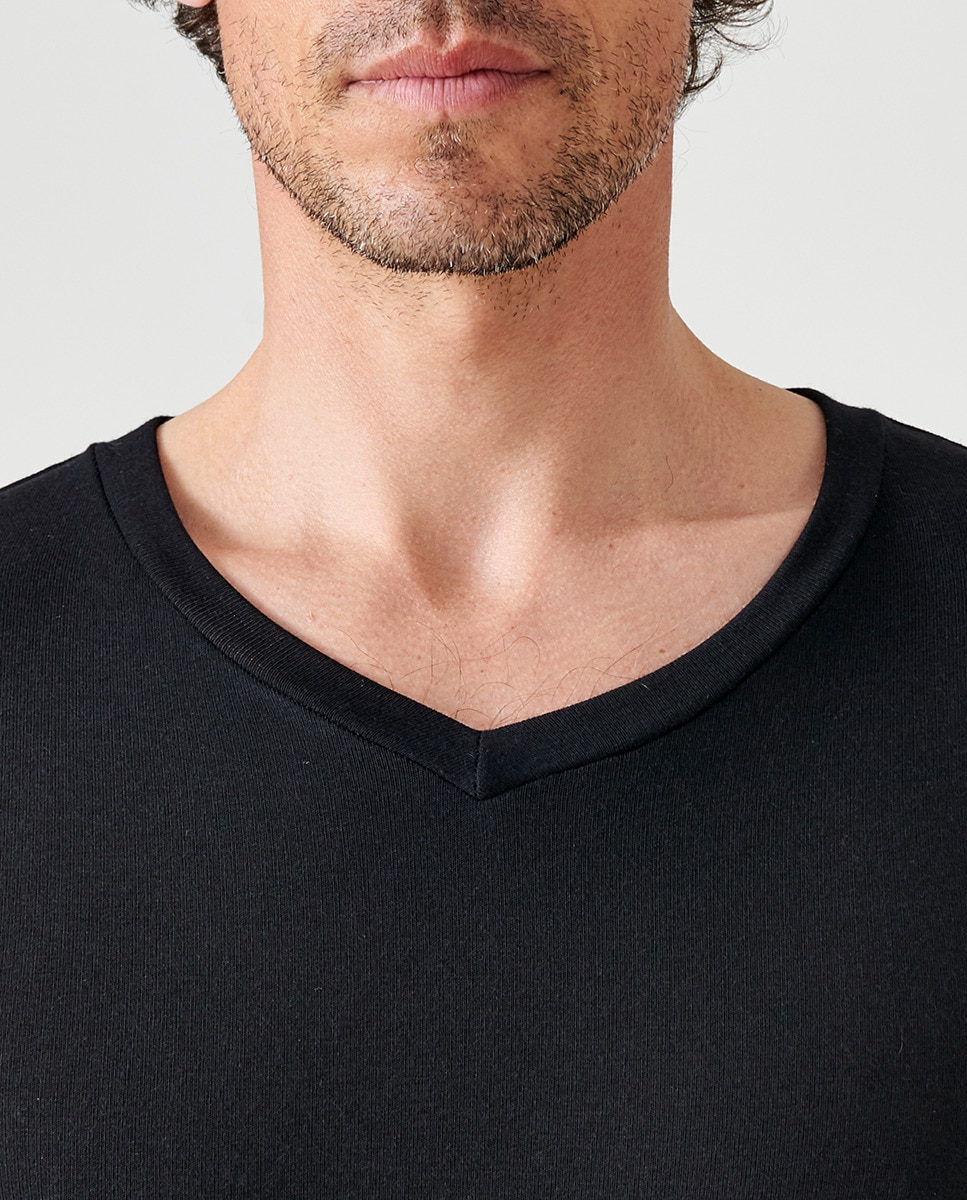 Camisola interior térmica Sensitive Thermolactyl grau 3 preta Preto-3
