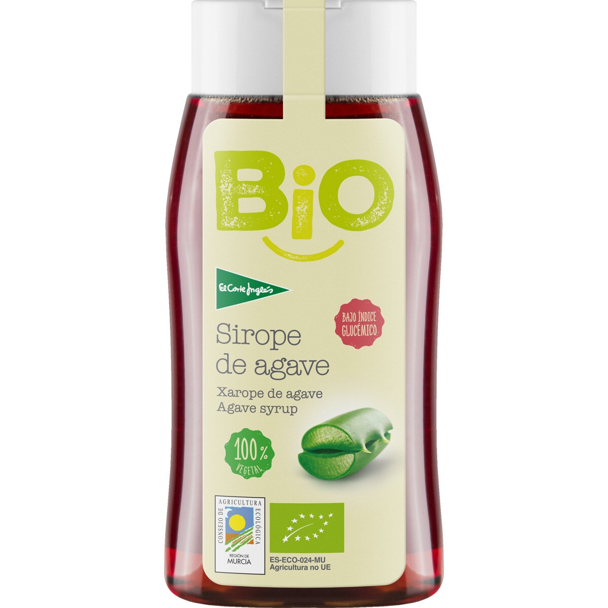 100 vegetarian, organic and glutenfree agave syrup with low glycemic