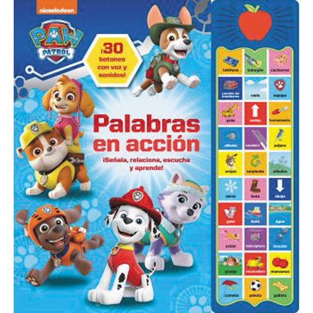 Imagem 0 de PALABRAS EN ACCION PATRULLA CANINA 30 BOTONES CON VOZ Y SONIDOS: 30 BOTONES CON VOZ Y SONIDO (Capa dura)