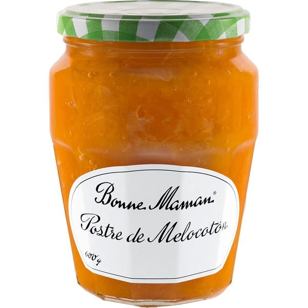 BONNE MAMAN postre de melocotón frasco 600 g 