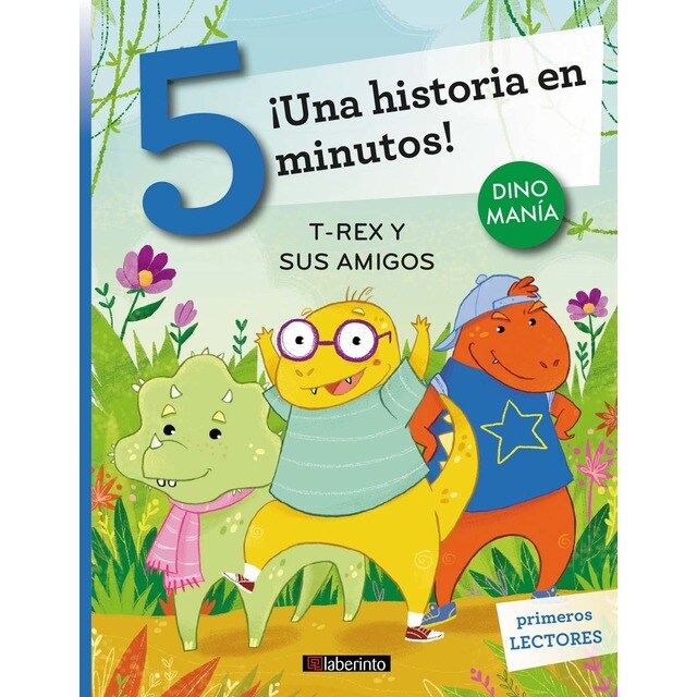 ¡Una historia en 5 minutos! T-Rex y sus amigos (Tapa blanda)