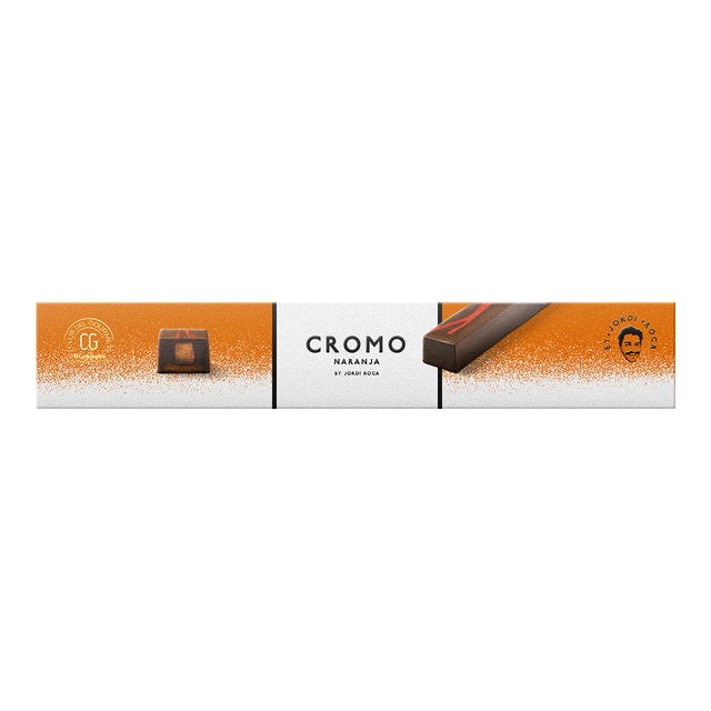 Turrón Cromo Naranja Club del Gourmet by Jordi Roca