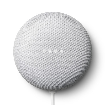 Altavoz Wi-Fi inteligente Google Nest Mini 2ª Generación Tiza con Asistente de Google