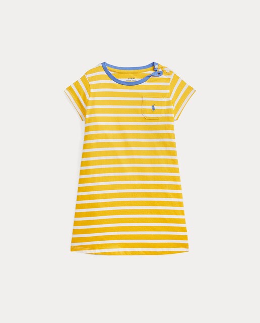 Girls' yellow dress with pocket · Children's fashion · El Corte Inglés