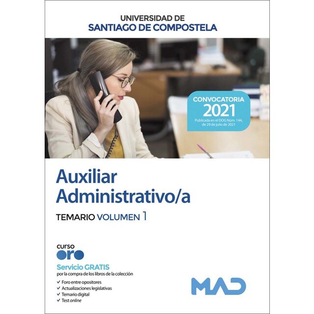 Auxiliar administrativo de la universidad de alcalá. Temario volumen 1