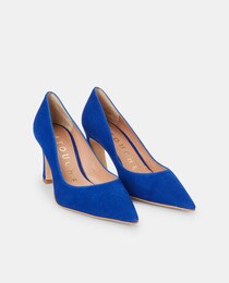 blue suede courts