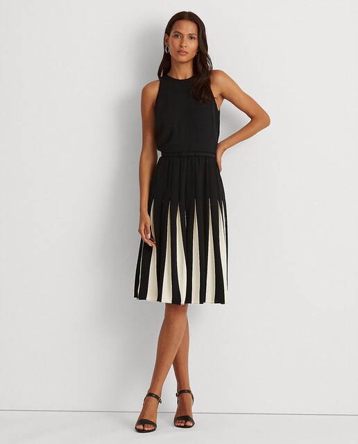 2 tone pleated skirt