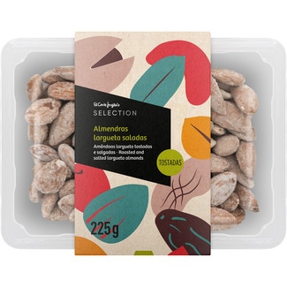 EL CORTE INGLES SELECTION Gesalzene und geröstete Largueta-Mandeln Becher 225 g