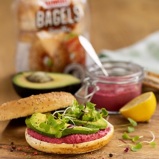 Bagels de semillas 5,5% 4 unidades bolsa 300 g - New York Bakery
