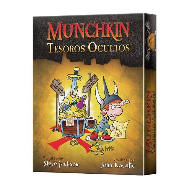 Juego de Cartas Munchkin: Tesoros Ocultos.