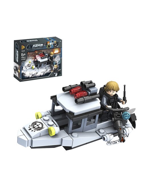 Hovercraft pequeños militares 114 piezas