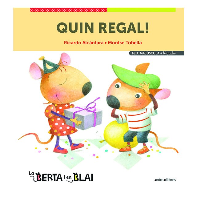 Quin regal! (majúscules + lligada)