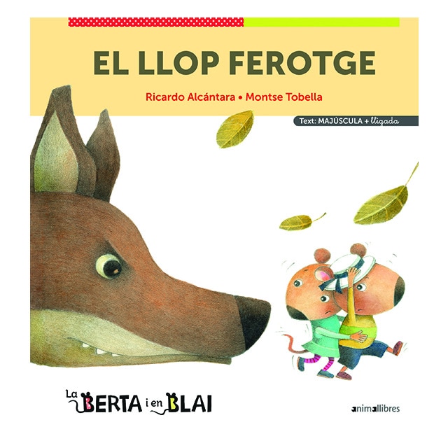 El llop ferotge (majúscules + lligada)