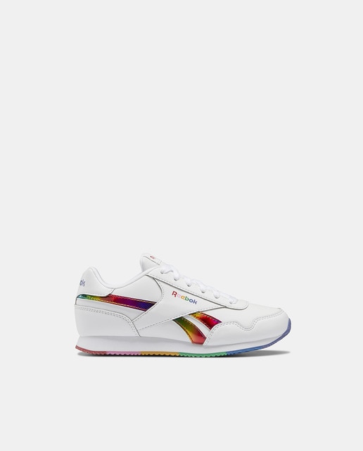 colourful reebok trainers