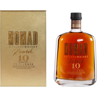 NOMAD 10 year old reserva triplecask Scotch malt whisky bottle 70 cl