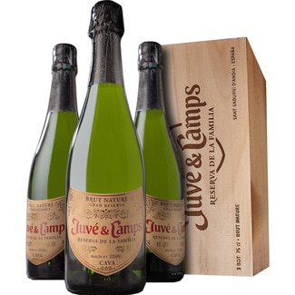 JUVE & CAMPS Reserva de la Familia cava brut nature gran reserva Caja 3 botellas 75 cl