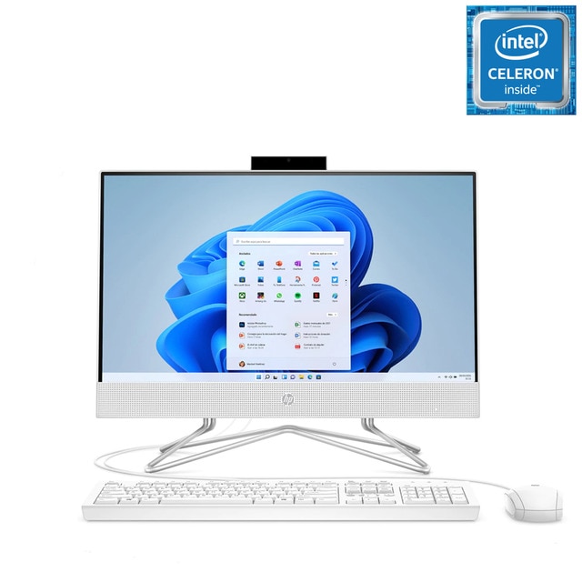 All in One HP 22-df0035ns, Intel Celeron, 8GB, 256GB SSD