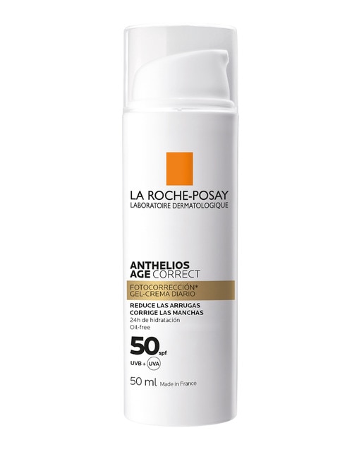 Gel-Crema Fotocorrección Con Ácido Hialurónico, Niacinamida y Phe-Resorcinol Anthelios Age Correct spf50 La Roche Posay