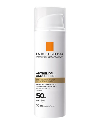 Gel-Crema Fotocorrección Con Ácido Hialurónico, Niacinamida y Phe-Resorcinol Anthelios Age Correct spf50 La Roche Posay