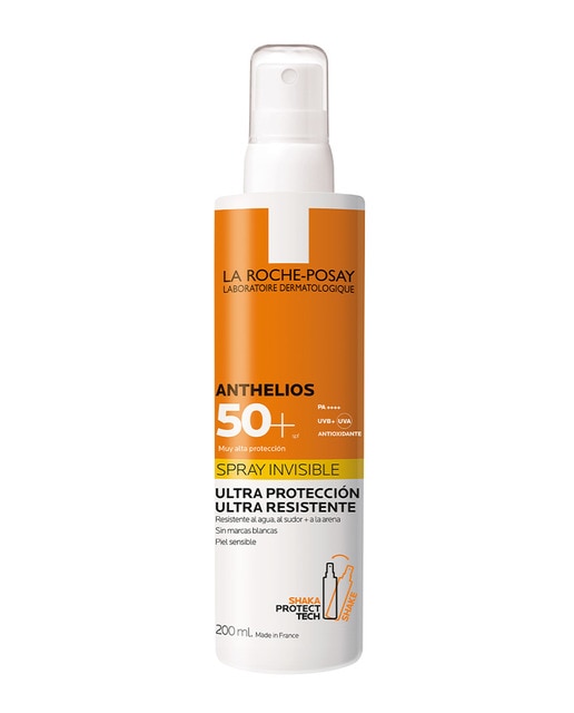 Protector Solar Cuerpo Piel Sensible Anthelios Spray Ultra-ligero SPF50+ 200 ml La Roche Posay