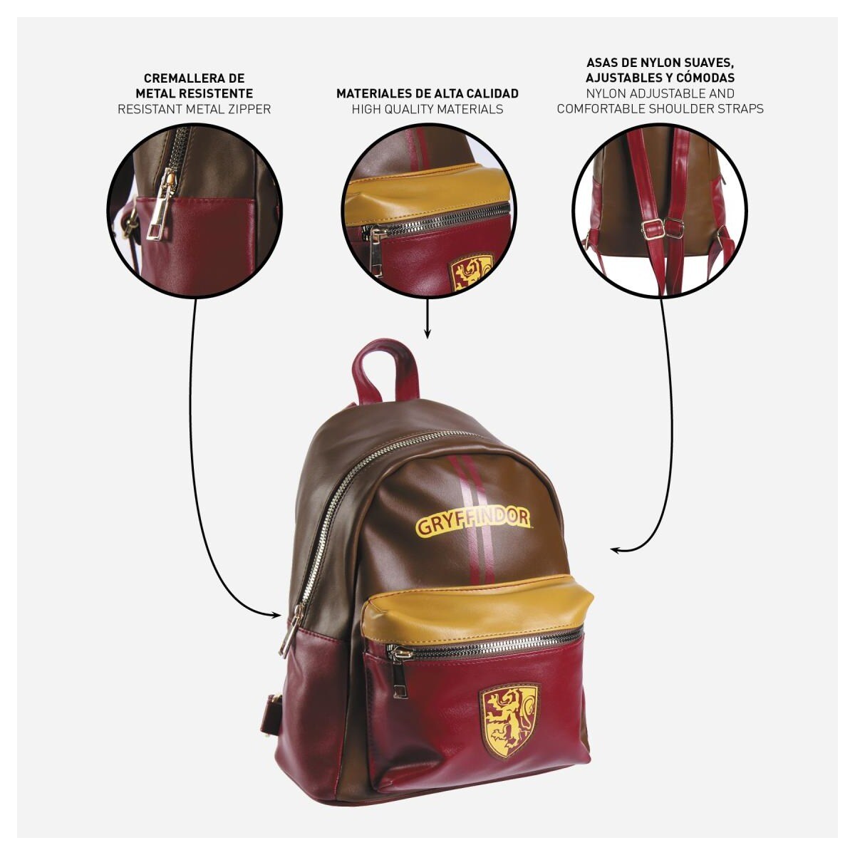 Mini Mochila Harry Potter Gryffindor 4