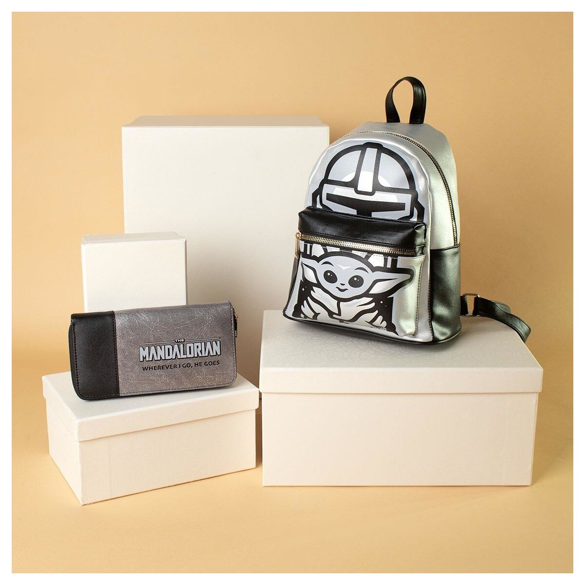 Mini mochila Star Wars The Mandalorian Mando & Grogu 6