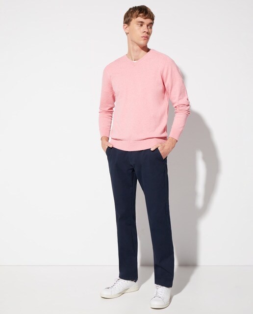 regular fit stretch chinos