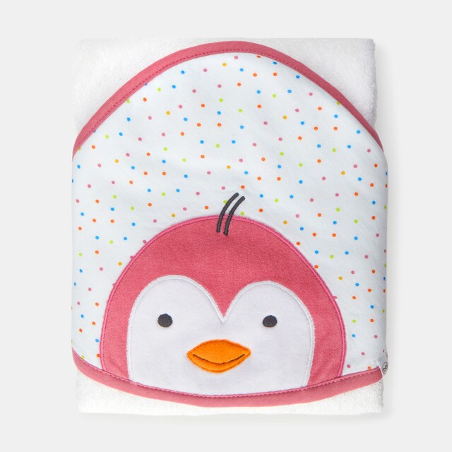 bbest pink penguin bath cape