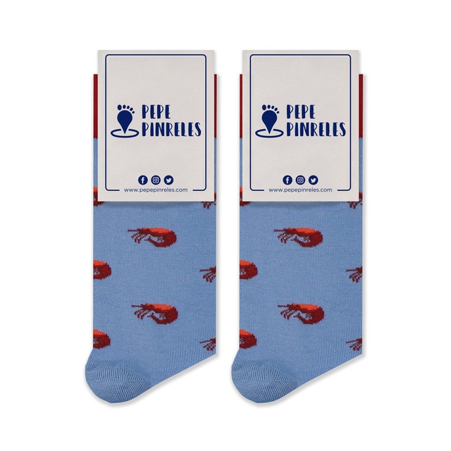 Calcetines Pepe Pinreles Gamba Roja.